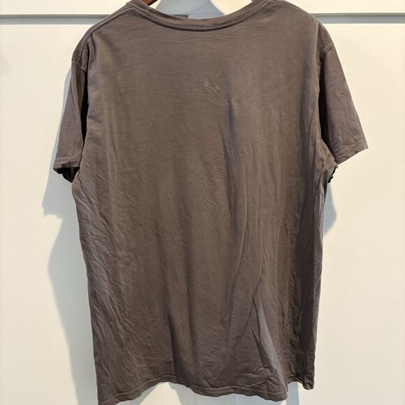 O’Neill‎ Shirt Men Sz Large Dark Gray Short Sleeve Graphic Tee Surf Beach Casual - Picture 6 of 9
